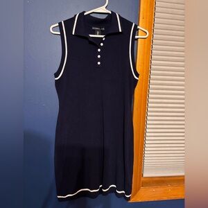 Sincerely Jules Blue Stretch Sleeveless Mini Dress
